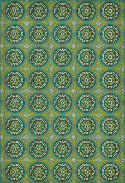 Pattern 43 Nirvana 120x175 Vintage Vinyl Floorcloth