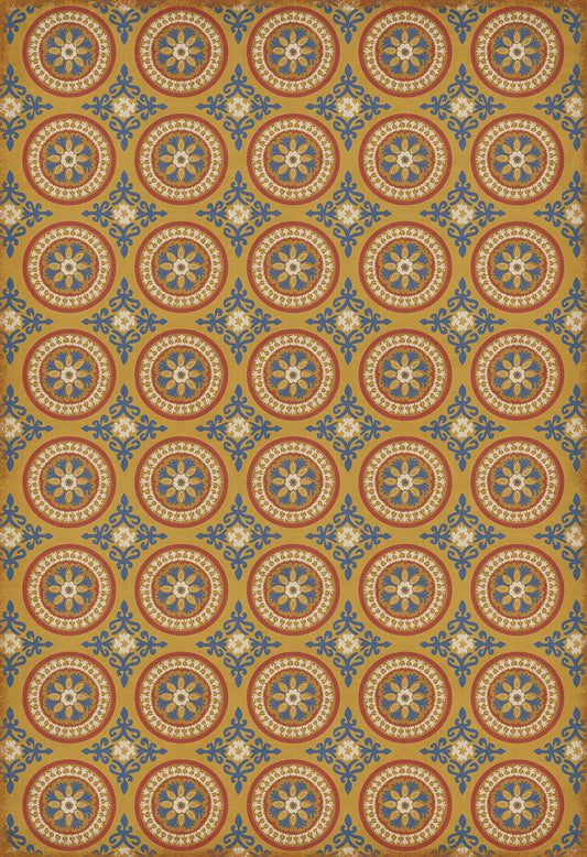 Pattern 43 Sublime 120x175 Vintage Vinyl Floorcloth