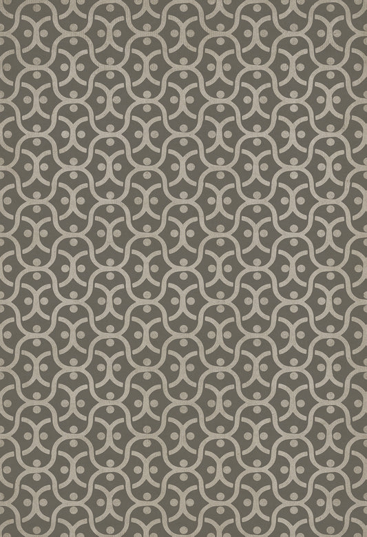 Pattern 47 Grey Matter 120x175 Vintage Vinyl Floorcloth