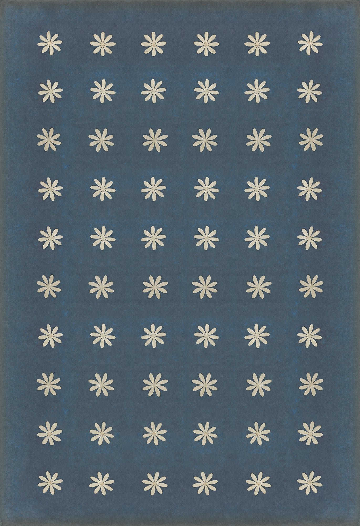 Pattern 48 Kibbutz 120x175 Vintage Vinyl Floorcloth