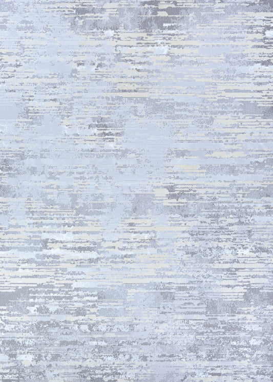 Couristan Serenity Cryptic Ltgrey-Champagne Runner Rug 2'2" x 7'10"