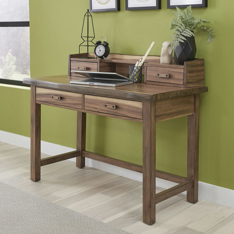Forest Retreat Writing Desk and Hutch by homestyles
