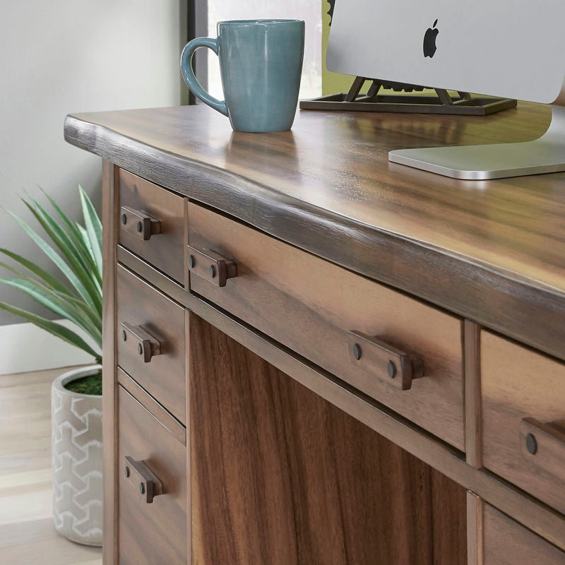 Forest Retreat Pedestal Desk by homestyles