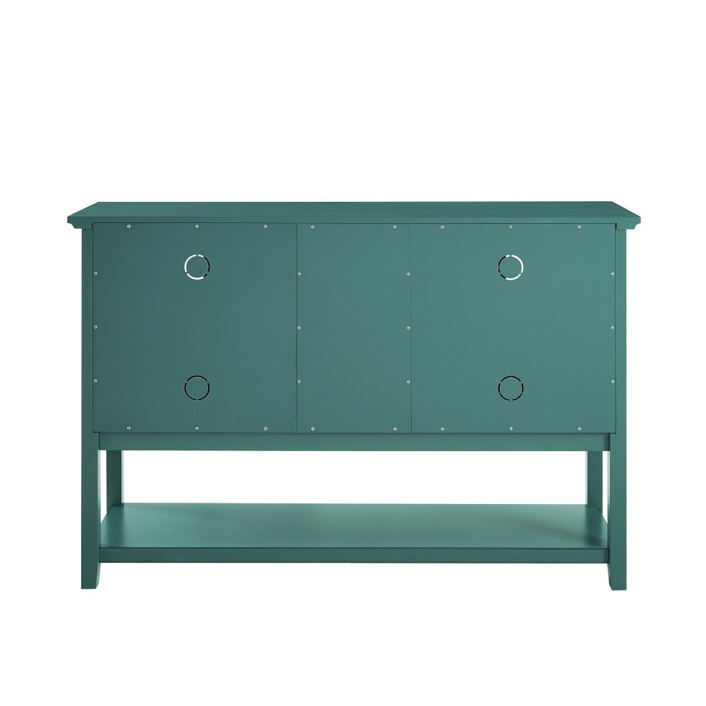 52" Wood Sideboard -  Antique Dark Teal