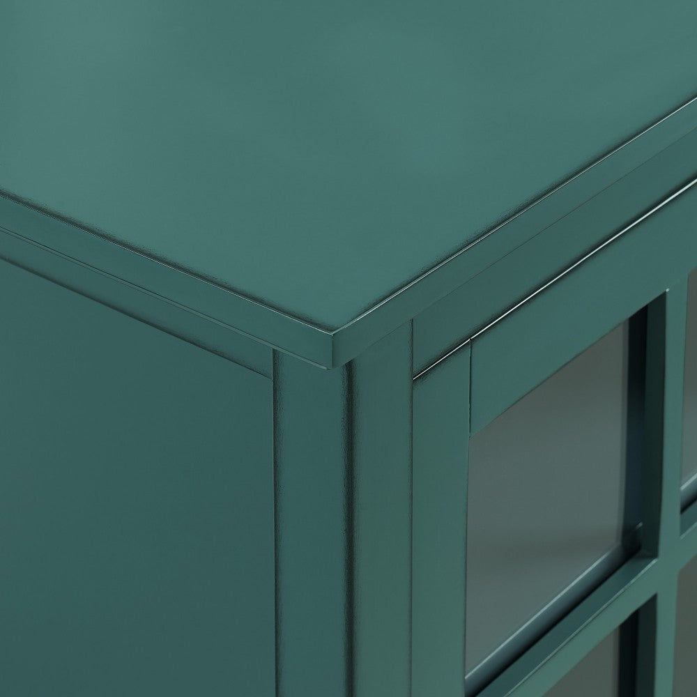 52" Wood Sideboard -  Antique Dark Teal
