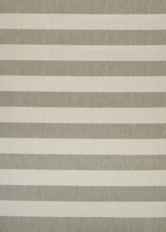 Couristan Afuera Yacht Club Tan-Ivory Runner Rug 2'2" x 11'9"