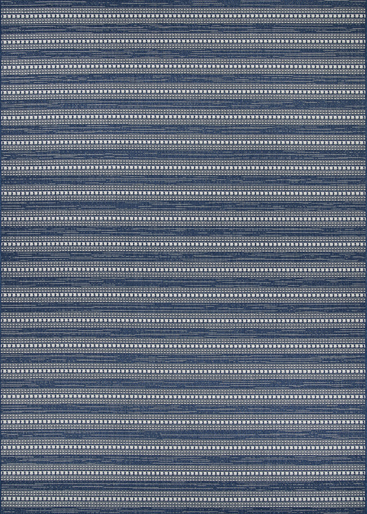 Couristan Afuera Beachcomber Marine-Shell Rug 3'11" x 5'7"