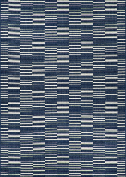 Couristan Afuera Regatta Marine-Shell Rug 2' x 3'7"