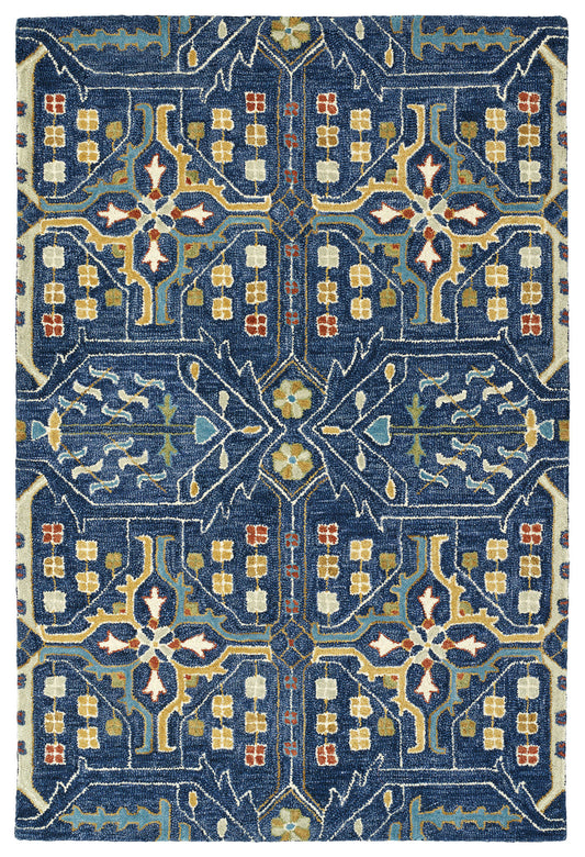 Kaleen Brooklyn Collection 5310-22 Navy Area Rug 8' x 11'