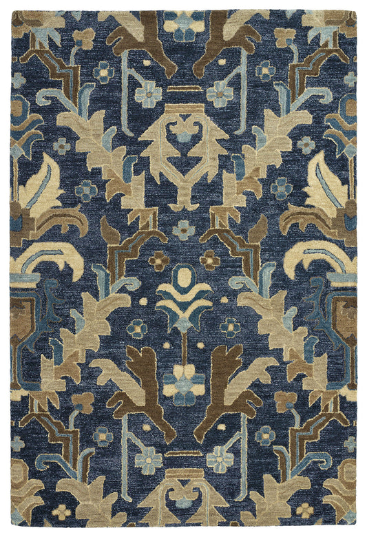 Kaleen Brooklyn Collection 5311-22 Navy Area Rug 8' x 11'