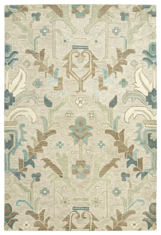 Kaleen Brooklyn Collection Light Oatmeal Area Rug 8' x 11'