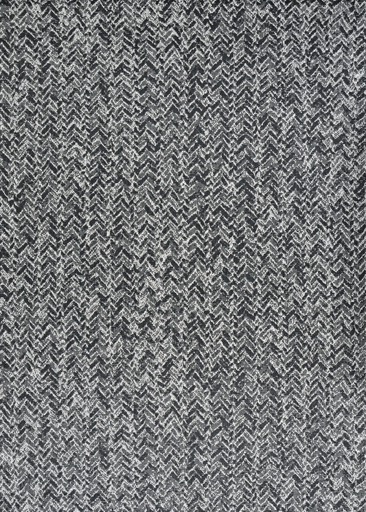 Couristan Afuera Harringbone Path Onyx-Shell Rug 6'6" x 9'6"