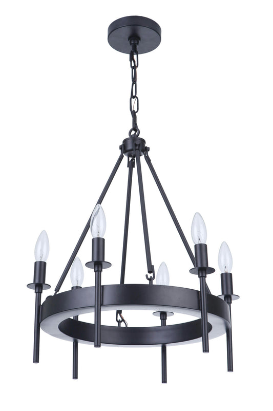 6 Light Chandelier, 54326-FB