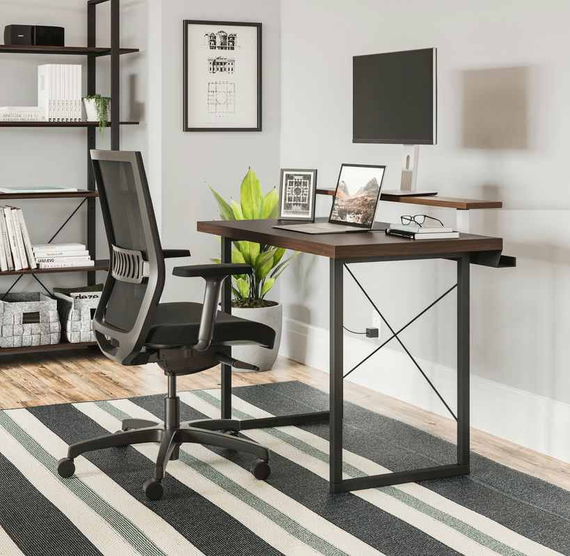 Merge Desk with Monitor Stand by homestyles