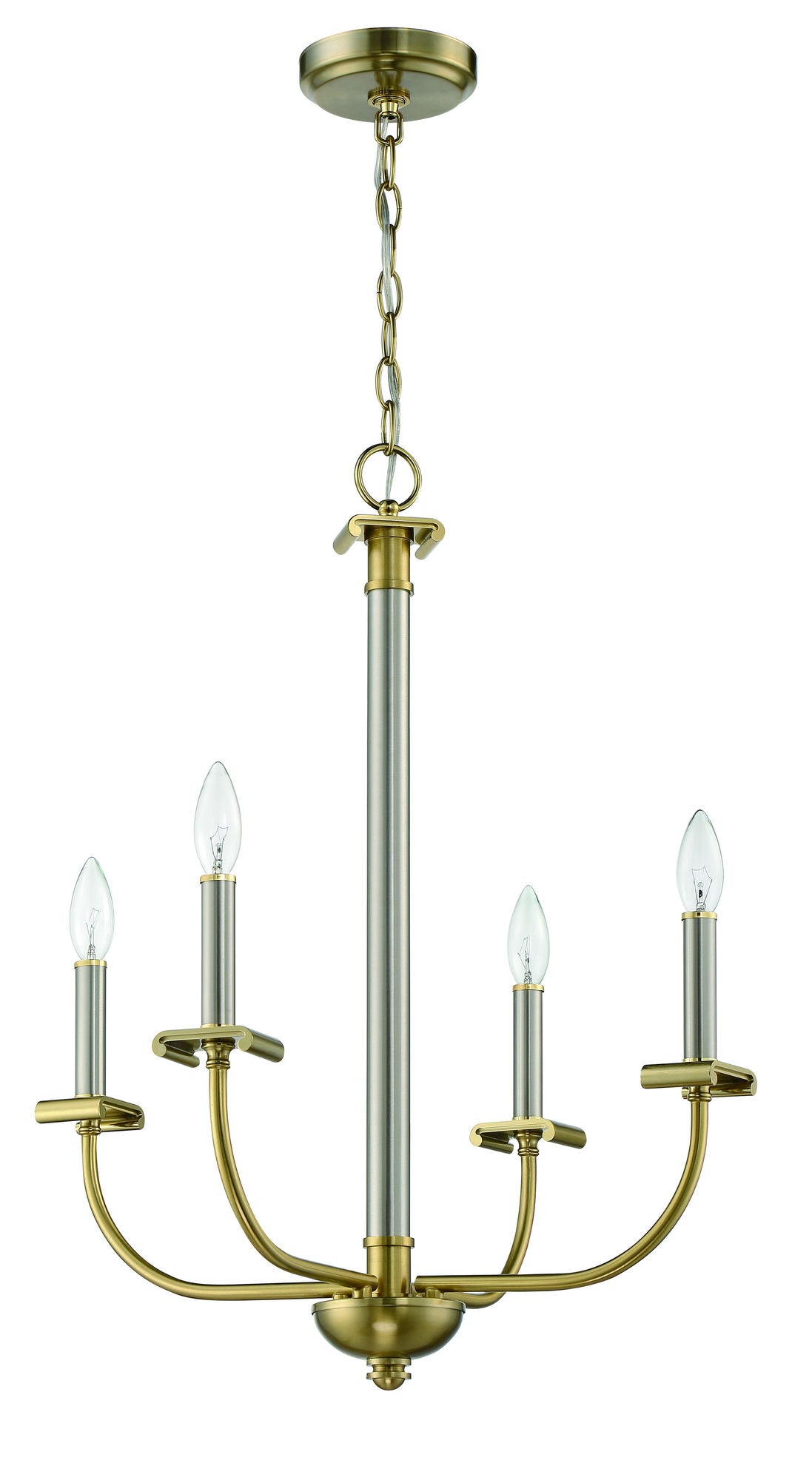 4 Light Chandelier, 54824-BNKSB