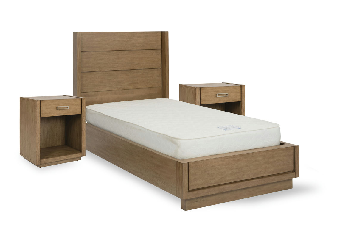 Montecito Twin Bed and Two Nightstands by homestyles