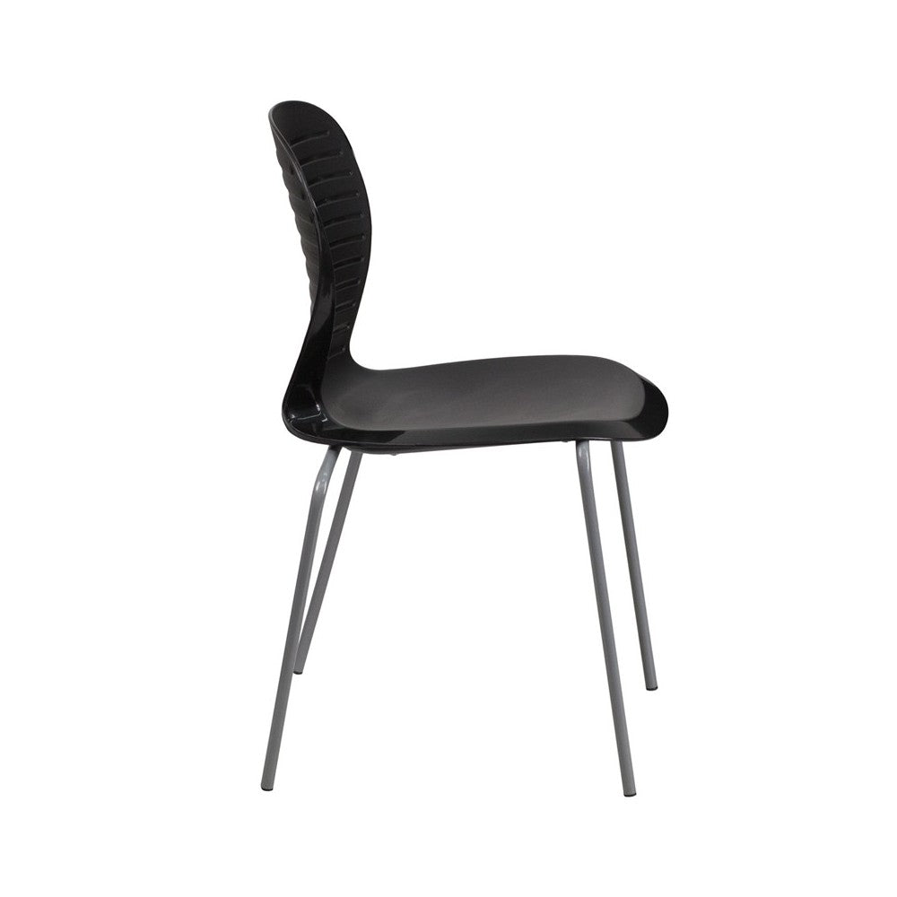 551 lb. Capacity Black Stack Chair