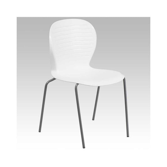 551 lb. Capacity White Stack Chair