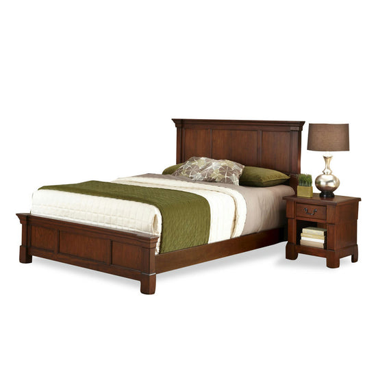 Aspen Queen Bed and Nightstand by homestyles