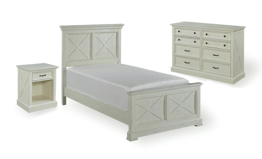 Bay Lodge Twin Bed, Nightstand and Chest by homestyles