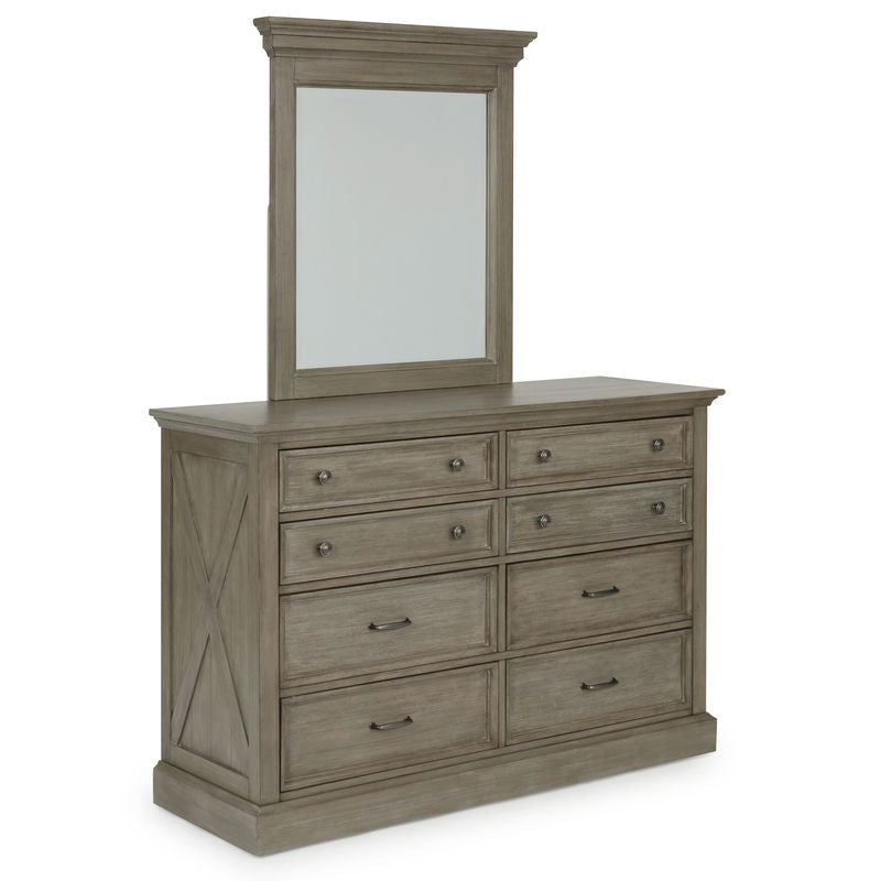 Walker Dresser with Mirror by homestyles