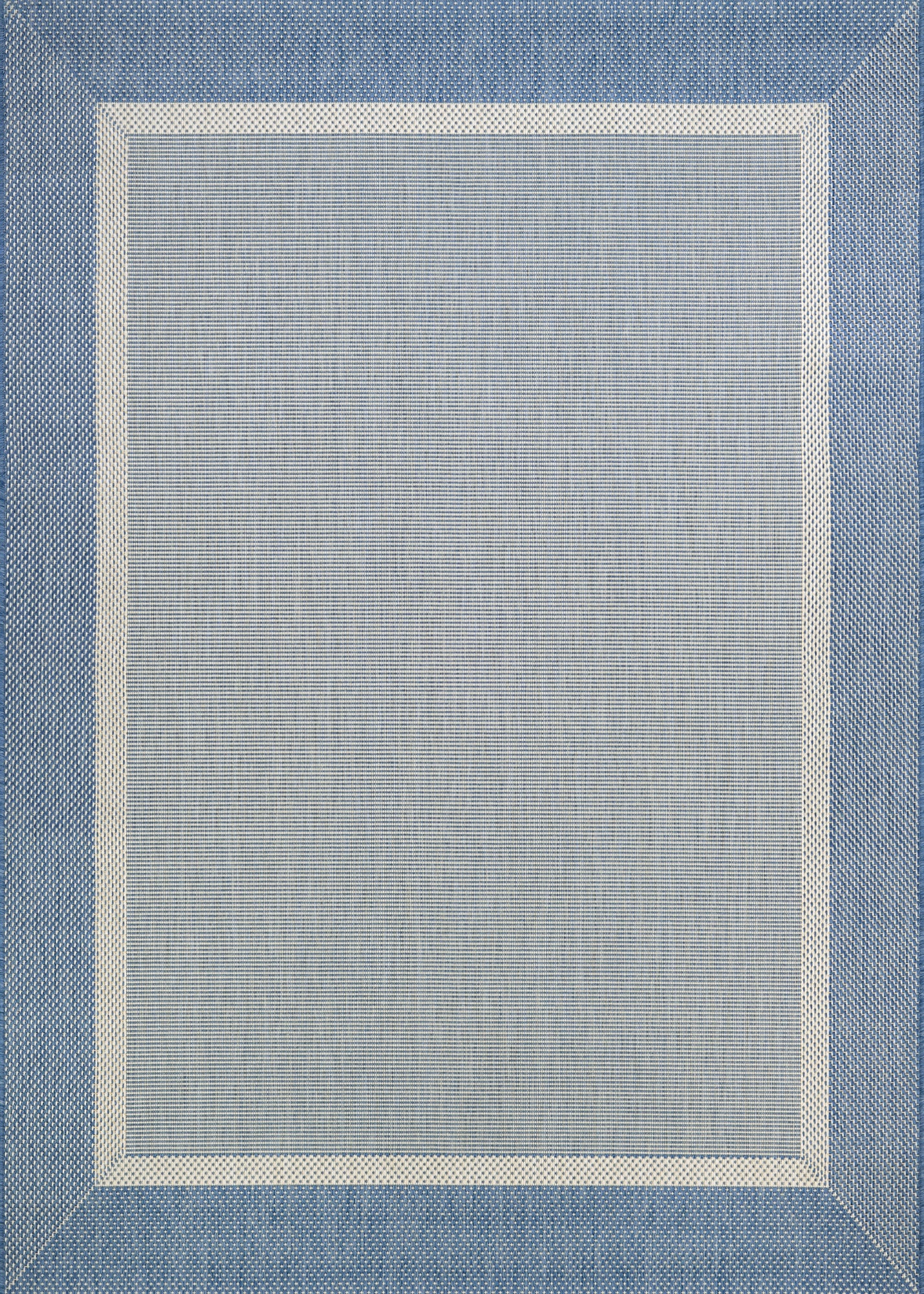 Couristan Recife Stria Texture Champagne-Blue Runner Rug 2'3" x 7'10"