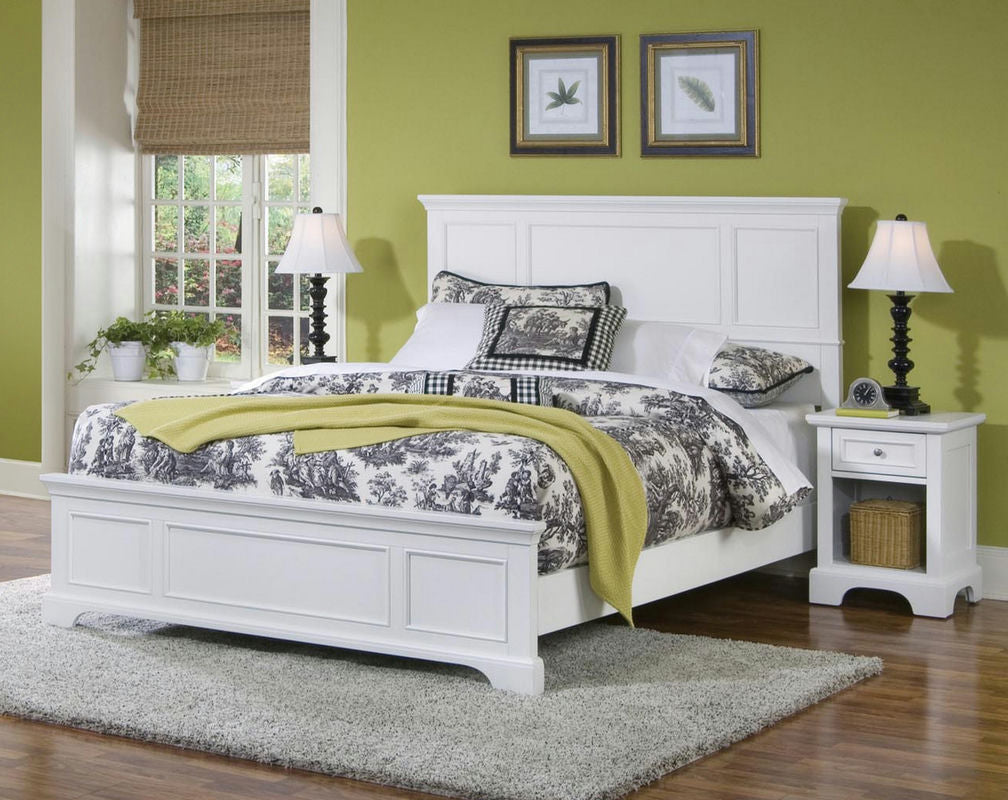 Century Queen Bed and Nightstand by homestyles, 5530-5013