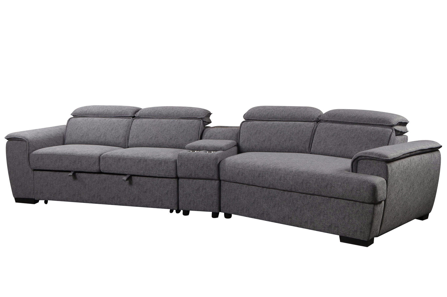 Legacy Sleeper Sectional with Cup Holder