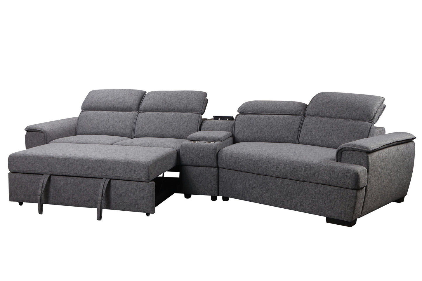 Legacy Sleeper Sectional with Cup Holder