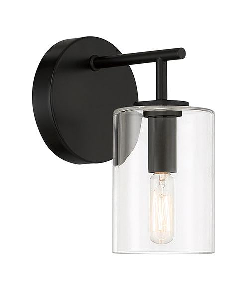 Hailie Wall Sconce 1 Light Flat Black