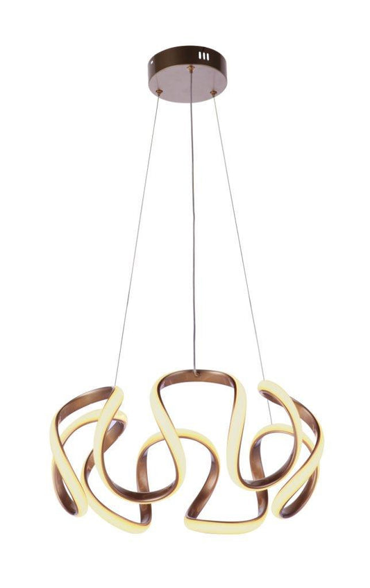 Pulse Dimmable LED Pendant, Champagne Brass