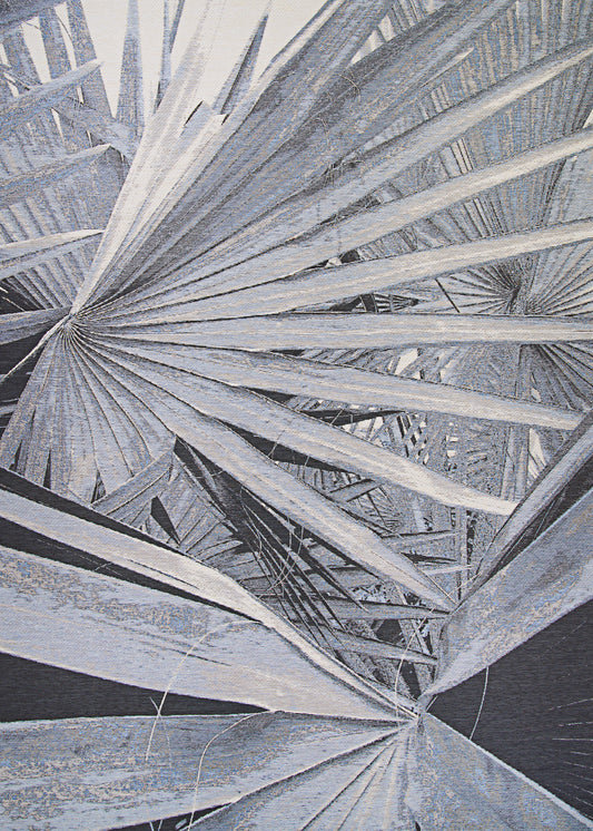Couristan Dolce Kalamiaris Palms Silver Rug 2'3" x 3'11"