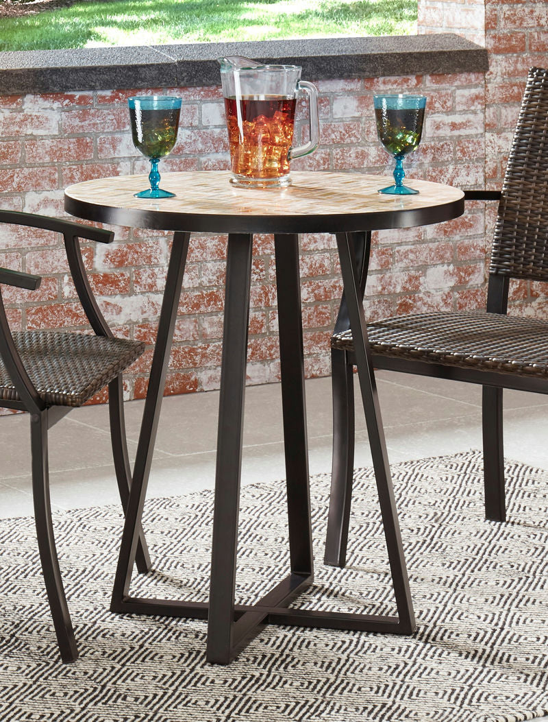 Panama Outdoor Bistro Table by homestyles, Brown
