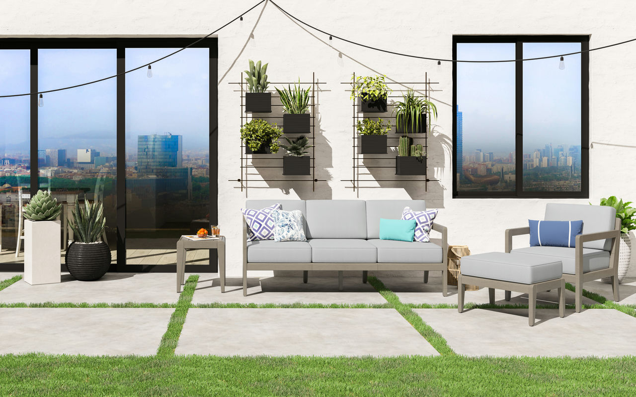 Sustain Outdoor Sofa 3-Piece Set by homestyles