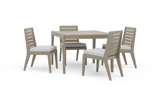 Sustain Outdoor Dining Table and Four Chairs by homestyles, 5675-37-80Q