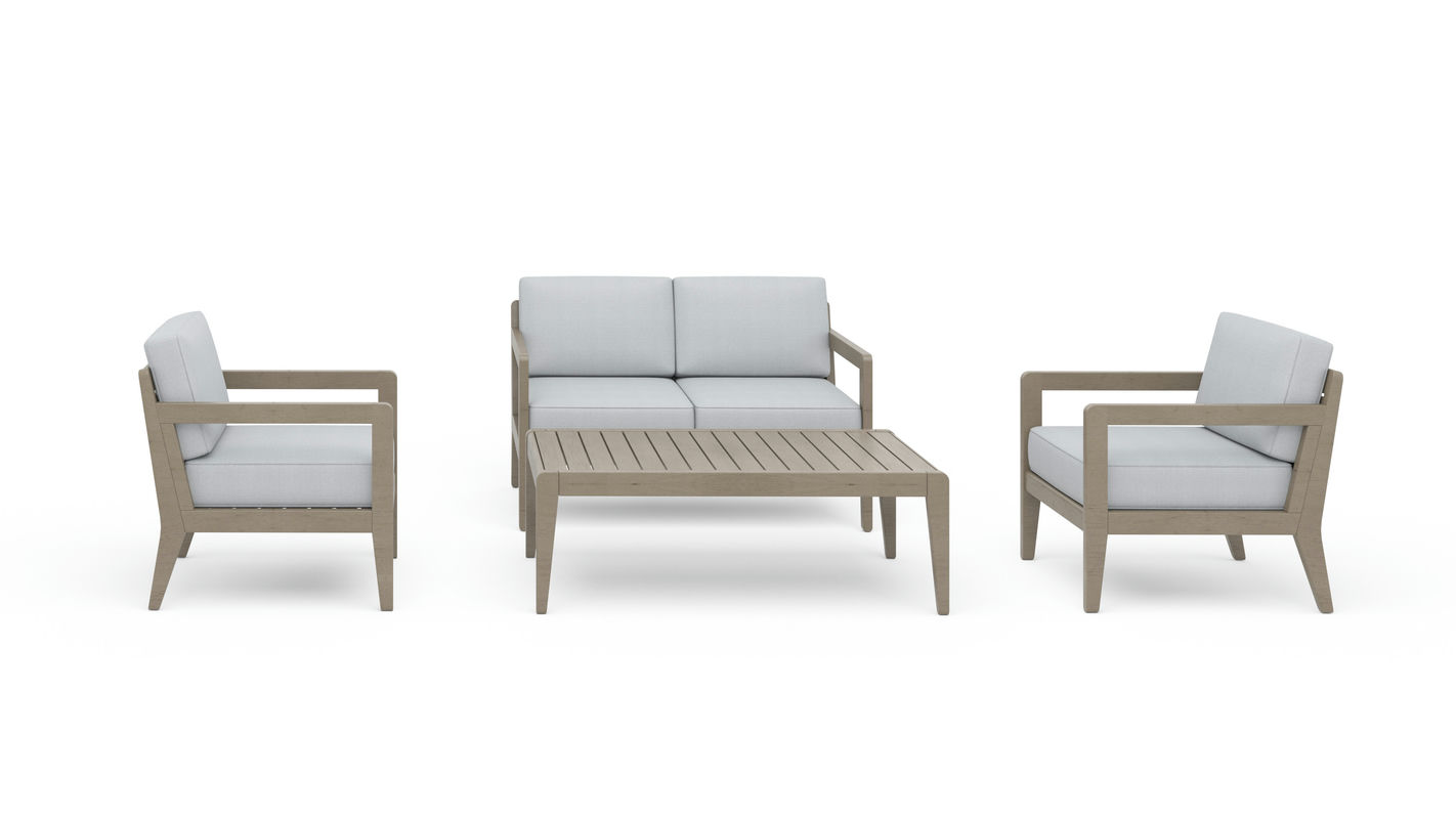 Sustain Outdoor loveseat 4-Piece Set by homestyles