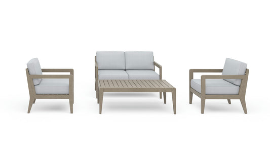 Sustain Outdoor loveseat 4-Piece Set by homestyles