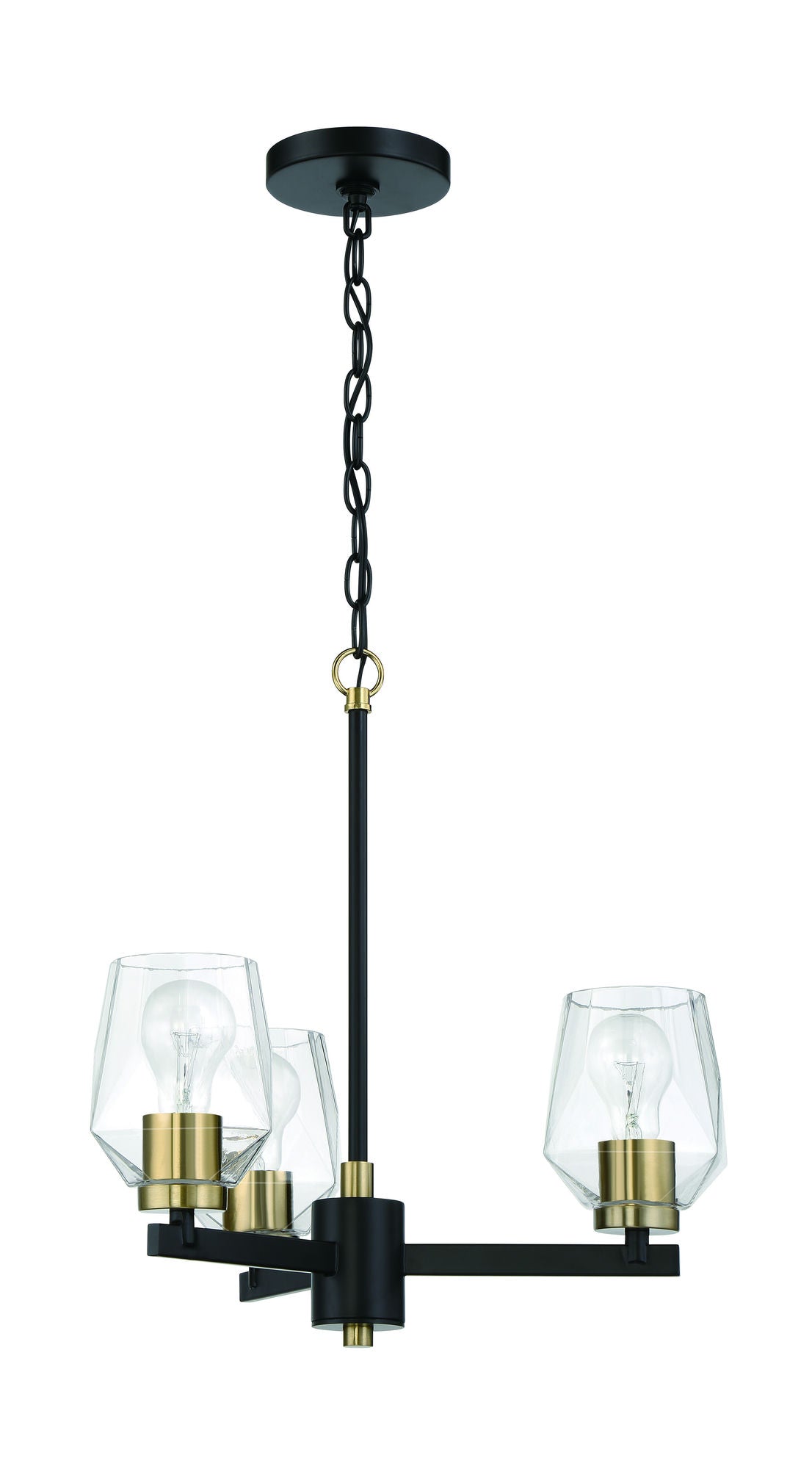 Avante Grand 3 Light Chandelier - FBSB