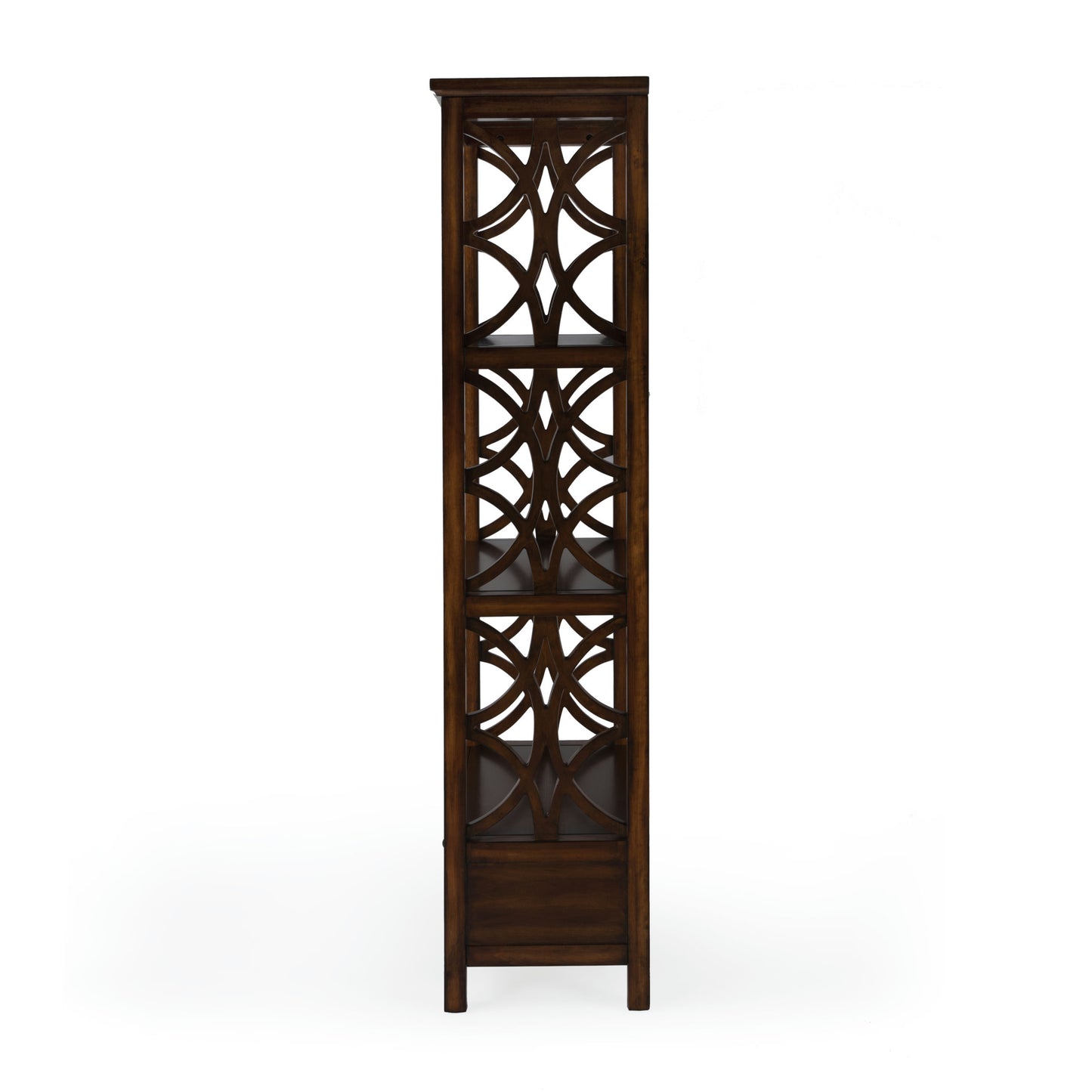 Butler Specialty Company, Lorena 30"W 3- Tier Etagere with Storage Drawer, Brown
