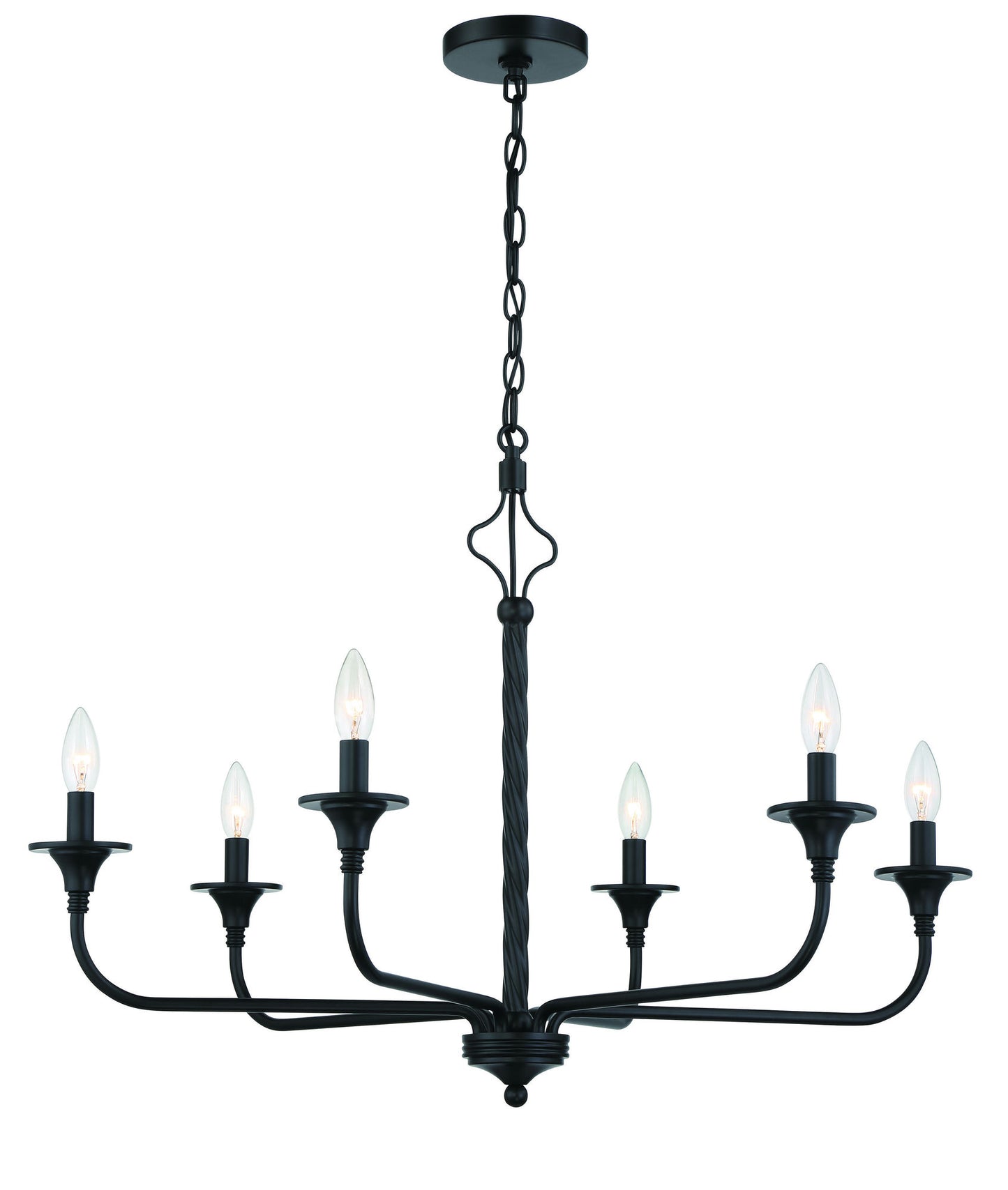 Jolenne 6 Light Chandelier - FB