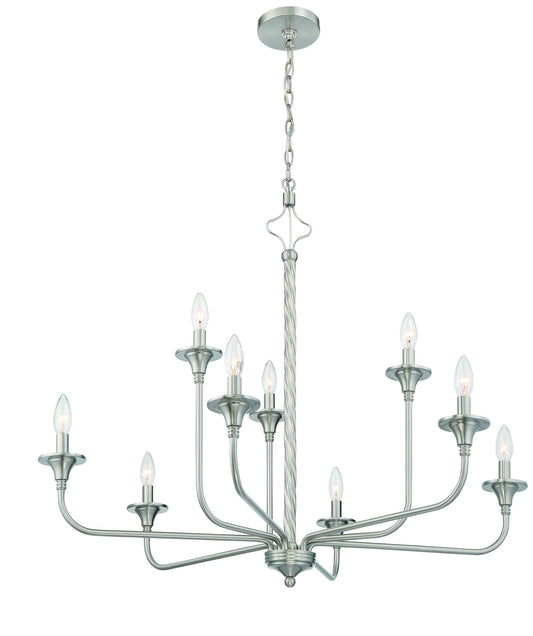 Jolenne 9 Light Two-Tier Chandelier - BNK