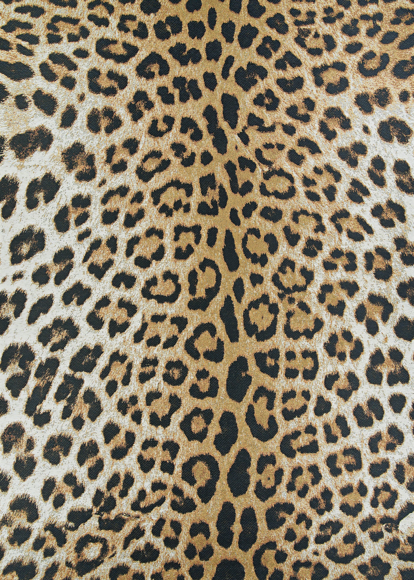 Couristan Dolce Amur Leopard New Gold Rug 5'3" x 7'6"