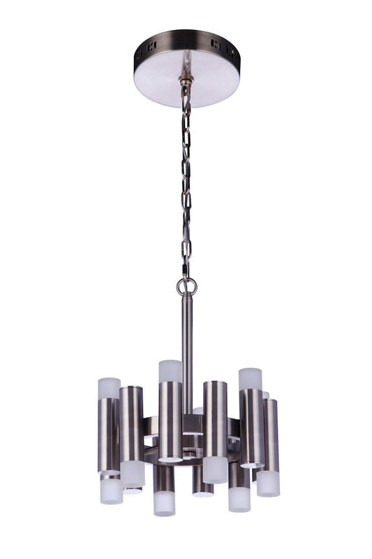 Simple Lux 12 Light LED Convertible Semi Flushmount, BNK