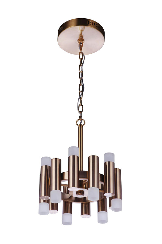 Simple Lux 12 Light LED Convertible Semi Flushmount, SB