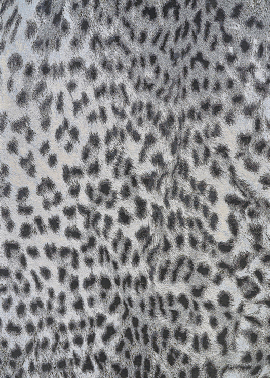 Couristan Dolce Lynx Ivory-Charcoal Rug 5'3" x 7'6"