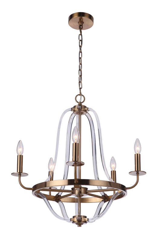 Graclyn 5 Light Chandelier - SB