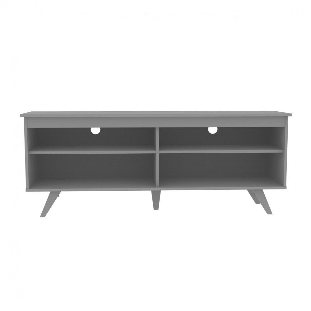 58" Simple Contemporary TV Stand - Gray