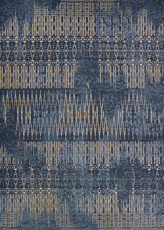 Couristan Dolce Blue Nile Indigo Runner Rug 2'3" x 7'10"