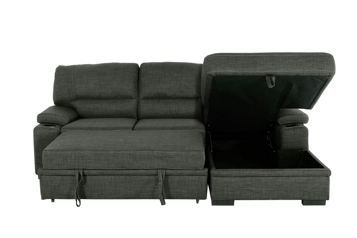 Gallo 2-piece Sectional Sleeper Sofa with Storage