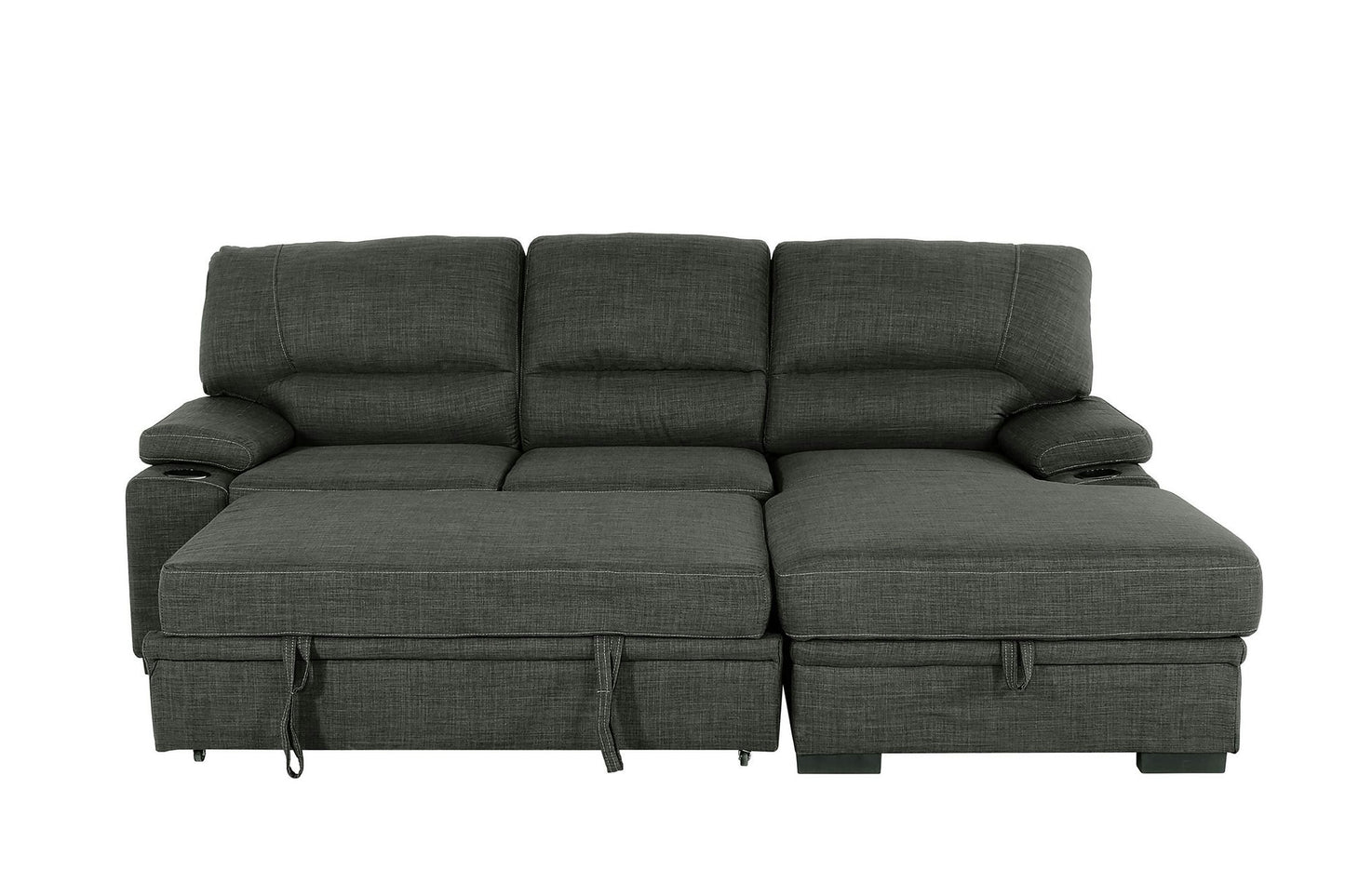 Gallo 2-piece Sectional Sleeper Sofa with Storage